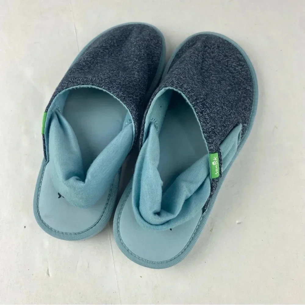 Sanuk Kids Child 13/1 L'il Yoga Sling Cruz Sandal Heathered Blue, Teal/Aqua